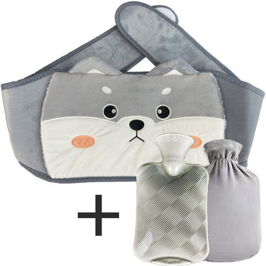 Bolsa de agua caliente recargable con cinturón de peluche [Ajuste universal] ¡Oferta navideña del 49%!