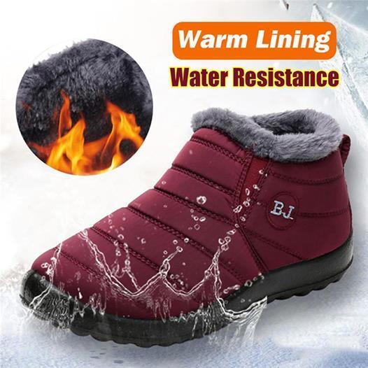 Botas impermeables y cálidas para mujer, zapatos antideslizantes para caminar, ¡oferta de esta semana con un 49% de descuento! 