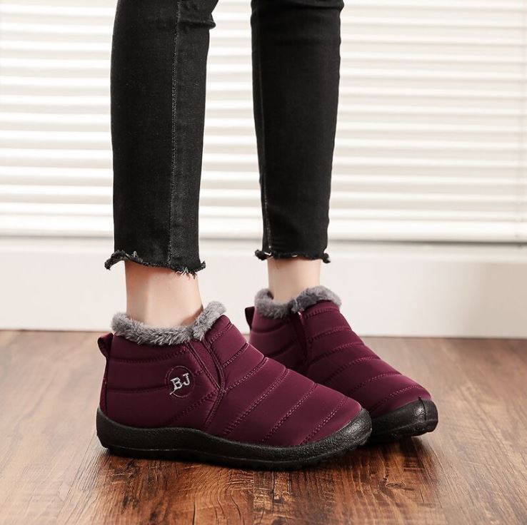Botas impermeables y cálidas para mujer, zapatos antideslizantes para caminar, ¡oferta de esta semana con un 49% de descuento! 