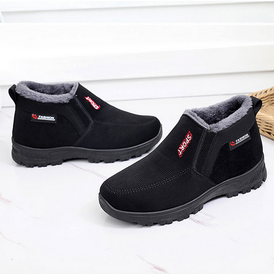 (⏰LIQUIDACIÓN 50% DE DESCUENTO) Zapatos impermeables, antideslizantes y cálidos para hombre, de invierno 2024, con soporte de arco y puntera ancha para caminar