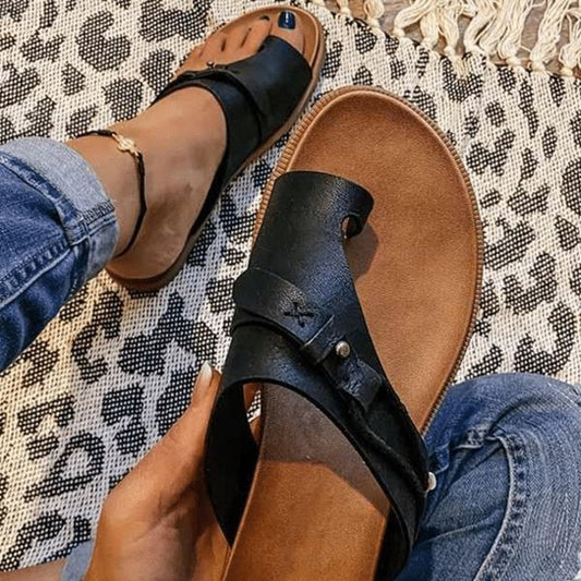 Oferta de esta semana: 49% de descuento en sandalias ortopédicas de primavera y verano con plantilla suave.