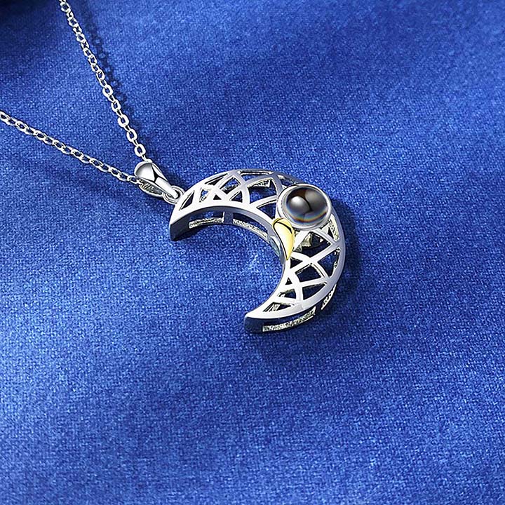 Regalo de San Valentín: Pareja magnética de diamantes "Te amo" en 100 idiomas - Juego de 2 collares