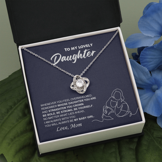 Regalo para hija | Collar con nudo de amor